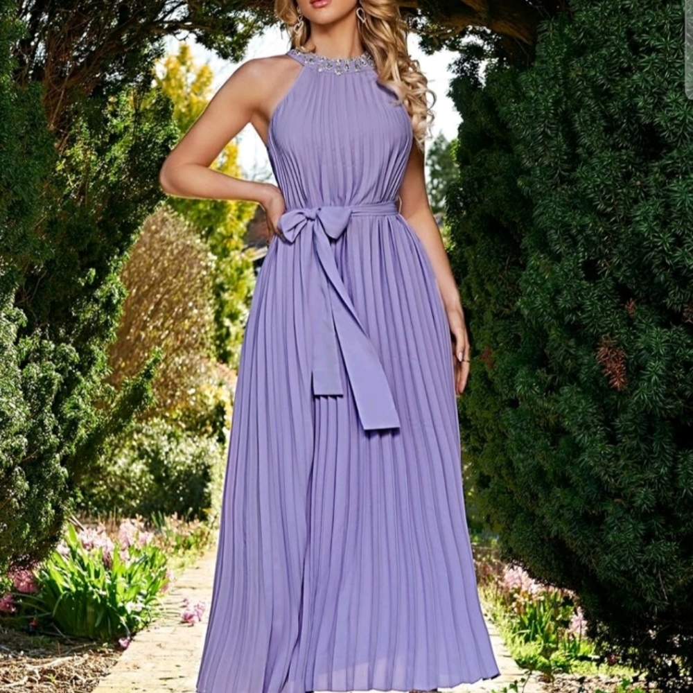 SHEIN Lavender Maxi Dress